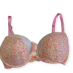 Victoria's Secret Dream Angel Push Up Lace Bra 34DD